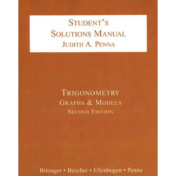 Pre-Owned Trigonometry Student's Solutions Manual