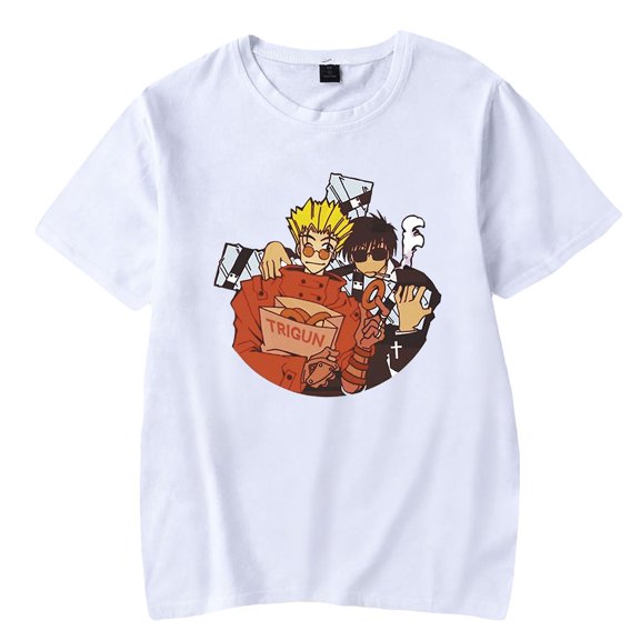 Trigun Stampede Casual Short Sleeve T-shirts Men Women Male Manga Streetwear Printing Harajuku
