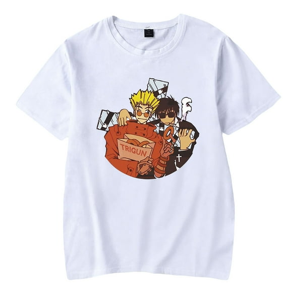 Trigun Stampede Casual Short Sleeve T-shirts Men Women Male Manga Streetwear Printing Harajuku