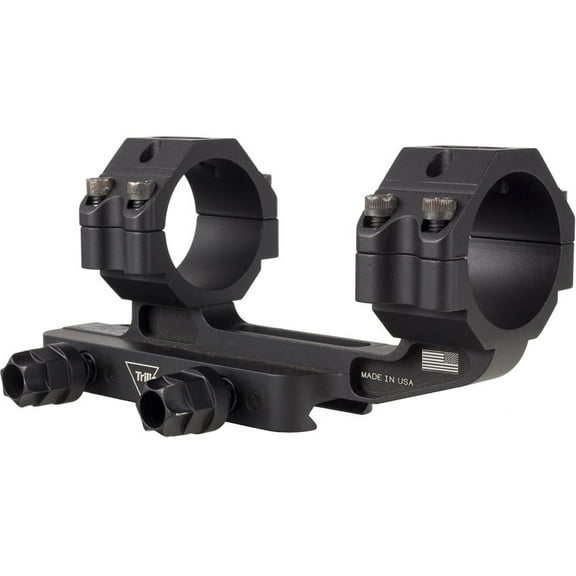 Trijicon Q-LOC Extended Cantilever 1-Piece Picatinny Mount 30mm Rings High Height Matte Black