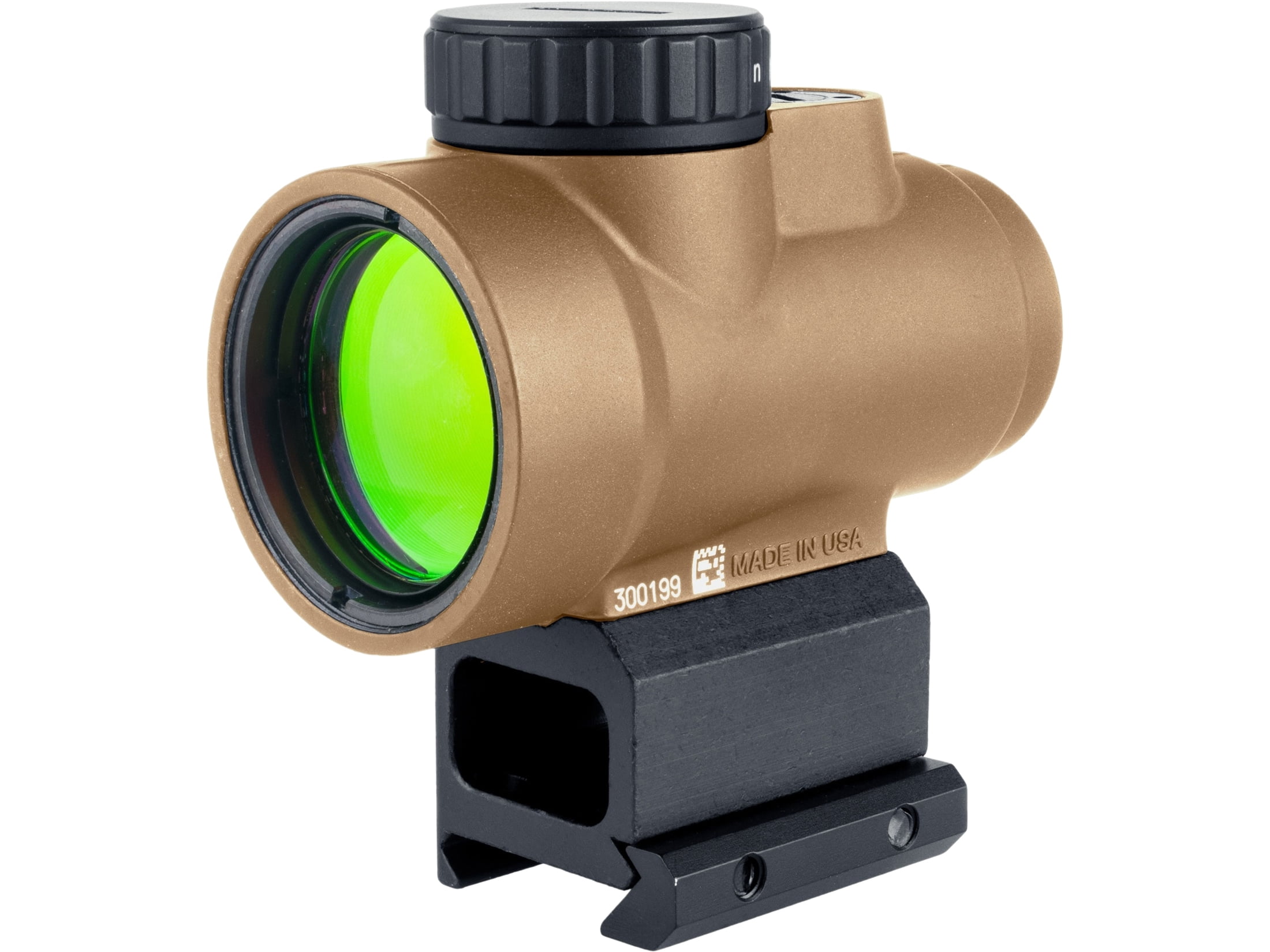 Trijicon MRO SD Green Dot Sight Green 2 MOA Reticle Coyote Brown Anodized 1/3 Co-Witness Mount