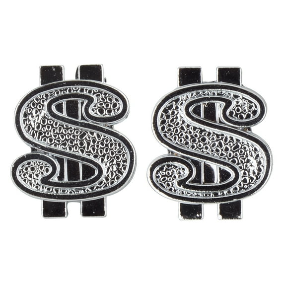 Trik Topz Valve Caps Dollar Sign Chrome SV