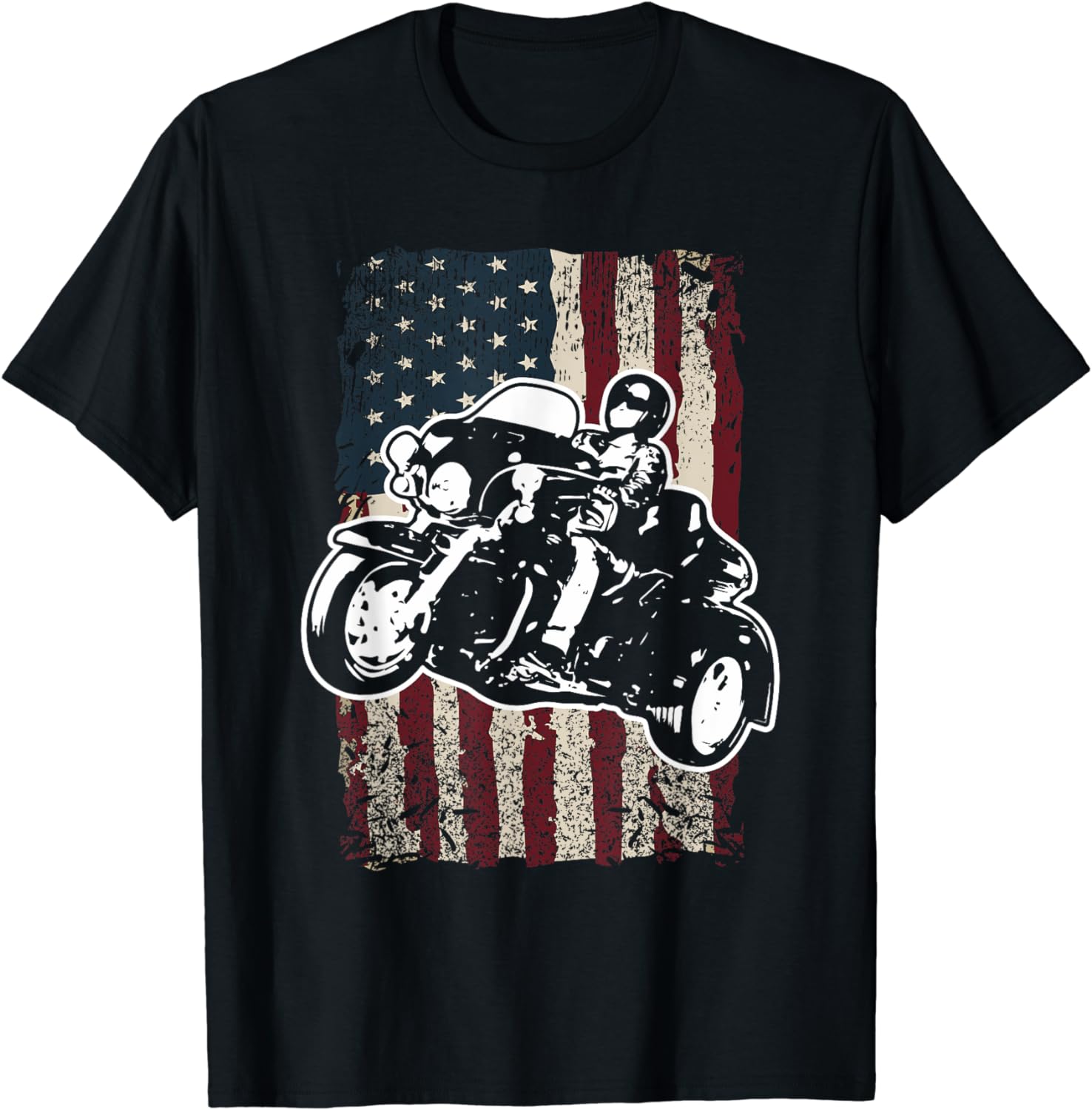 Trike a Motore-Bike Motociclo Triciclo Vintage Trike Maglietta