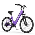 thumbnail image 1 of Qlife Cityone 2.0 EBikes for Adults,26" Electric Mountain Bike with 48V 10.4Ah Battery 500W,Max 28MPH Electric Bicycle,7-Speed（Purple）, 1 of 6