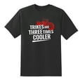 thumbnail image 1 of Trikes are Three Times Cooler Novelty Men's Mens Graphic T Shirts Black,XL, 1 of 1