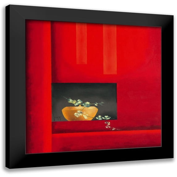 Triki, Bernadette 20x20 Black Modern Framed Museum Art Print Titled - Libre