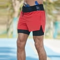 thumbnail image 1 of Trikvn Athletic Shorts Men Quick Dry Workout 2 In 1 Running Marathon Breathable Shorts with Compression Liner Pockets Workout Gym Performance Bottoms, 1 of 4