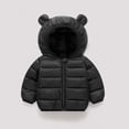 thumbnail image 1 of Trikvn Baby Toddler Winter Puffer Jacket Cute Bear Ear Hooded Coat Zip Up Outerwear Lightweight Warm Windproof Snowsuit for Infant Boys Girls Cold Weather Wear, 1 of 3