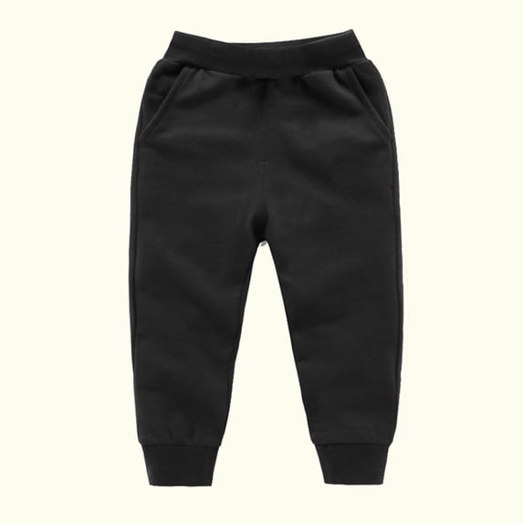 Trikvn Boys Athletic Jogger Pants Elastic Waist Workout Sweatpants with Pockets Kids Casual Running Gym Lounge Trousers Activewear Breathable Training Bottoms