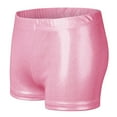 thumbnail image 1 of Trikvn Girls Metallic Dance Shorts Faux Leather Booty Shorts Shiny Gymnastics Yoga Athletic Activewear Stretchy Performance Casual Bottoms for Party Cheerleading, 1 of 4