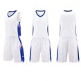 thumbnail image 1 of Trikvn Kids Boys Athletic Basketball Uniform Set 2-Piece Quick Dry Sportswear Sleeveless V-Neck Jersey Shirt and Drawstring Shorts Breathable Workout Suit for Team Sports, 1 of 5