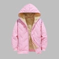 thumbnail image 1 of Trikvn Kids Boys Girls Winter Heavyweight Puffer Jacket Warm Sherpa Lined Hooded Coat Thick Windproof Outerwear Full Zip Snowsuit for Cold Weather Outdoor Casual, 1 of 5