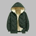 thumbnail image 1 of Trikvn Kids Boys Girls Winter Heavyweight Puffer Jacket Warm Sherpa Lined Hooded Coat Thick Windproof Outerwear Full Zip Snowsuit for Cold Weather Outdoor Casual, 1 of 5