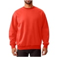 thumbnail image 1 of Trikvn Men's Basic Long Sleeve Pullover Sweatshirt Crew Neck Classic Athletic Top Comfortable Everyday Casual Wear Ribbed Hem Pullovers for Work Gym Warm Outerwear, 1 of 7