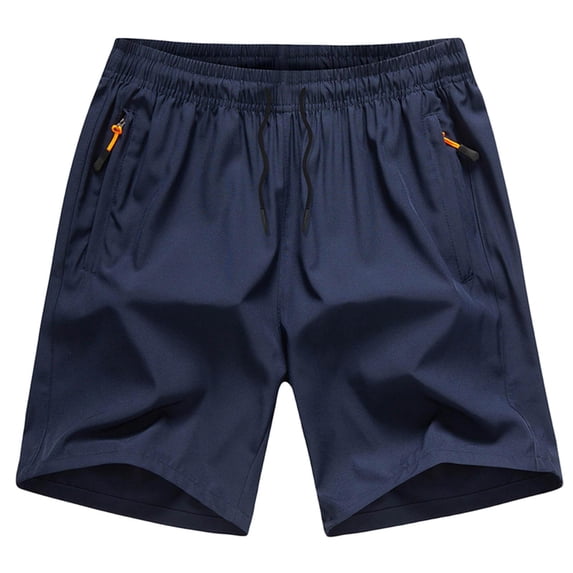 Trikvn Teen Boys Athletic Running Shorts Quick Dry Lightweight Workout Gym Shorts Elastic Waist Drawstring Basketball Shorts with Zipper Pockets for Training Hiking Performance