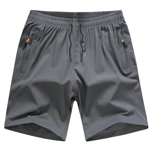 Trikvn Teen Boys Athletic Running Shorts Quick Dry Lightweight Workout Gym Shorts Elastic Waist Drawstring Basketball Shorts with Zipper Pockets for Training Hiking Performance