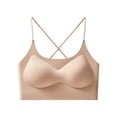 thumbnail image 1 of Trikvn Wireless Bras for Women Seamless Full Coverage Push Up Padded Comfort Soft Bralette Criss Cross Back No Underwire Everyday Bra, 1 of 4