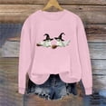 thumbnail image 1 of Trikvn Women's Funny Halloween Sweaters Crewneck Long Sleeve Pullover Tops Witch Hat Ghost Riding Broom Graphic Shirts Fall Casual Festive Cozy Holiday Apparel, 1 of 5