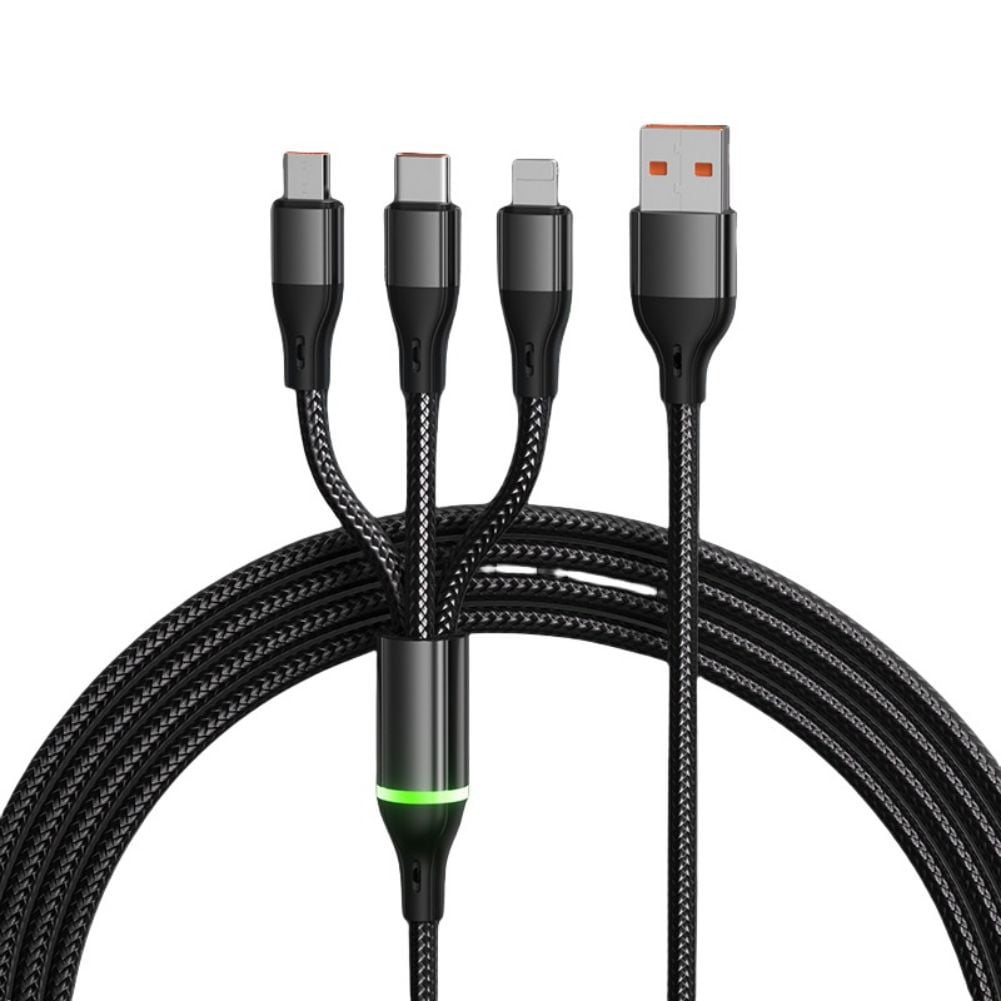 Trilenars 100W 3 in 1 Multi USB Charger Fast Charging Cable Multiple ...