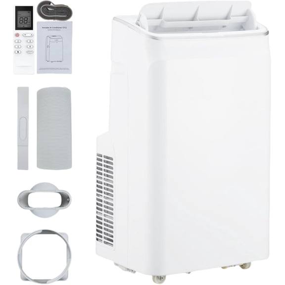 Trilenars 12000 BTU Portable Air Conditioner for Rooms up to 550 Sq.Ft,White