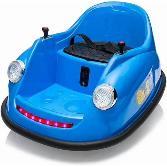 Trilenars 12V Bumper Car in Blue with Remote Control,Blue