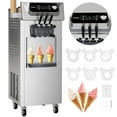 thumbnail image 1 of Trilenars 2+1 Flavor Soft Serve Ice Cream Maker, Commercial Ice Cream Maker, 5.8-8 Gal/h, LCD Touch Screen, Self-Cleaning, High Productivity for Family Snack Dessert Shops and Restaurants, 1 of 6