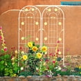 thumbnail image 1 of Trilenars 2 Pieces Garden Trellis For Climbing Plant Powder Coating Rustproof Sturdy Lattice Iron Trellis Plant Support 71" x 19.7", 1 of 8