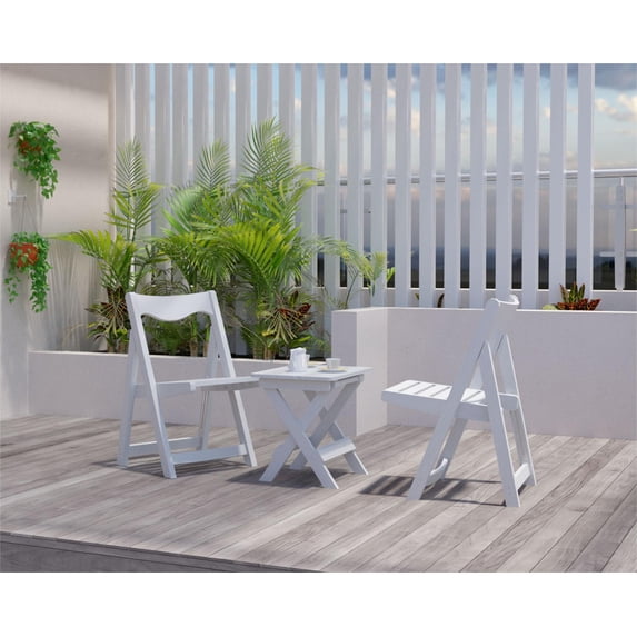 Trilenars 3-Piece Bistro Set With Rectangular Coffee Table, Outdoor Dining Furniture Set, Foldable Outdoor Garden Tables And Chairs Set For Backpacking, Fishing, Hiking, Camping