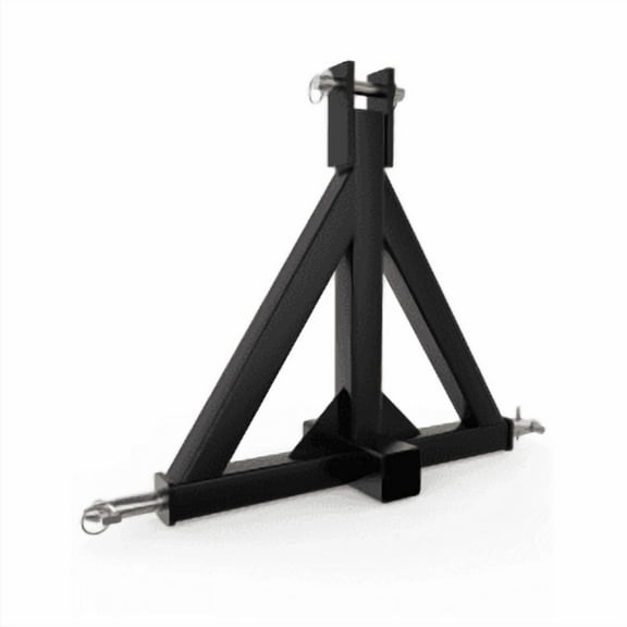 Trilenars 3 Point Hitch 2 inch Receiver,Heavy Duty 2 inch Receiver Tow Drawbar 3 Point Hitch Adapter,Black