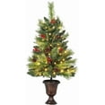 thumbnail image 1 of Trilenars 3Ft Tabletop Christmas Tree,Small Christmas Tree with 70 Warm White LEDs,Artificial Mini Xmas Tree with Pine Cones & Red Berries for Home Office Holiday Decor, 1 of 8