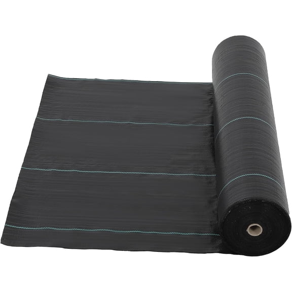 Trilenars 6Ftx300Ft Landscape Weed Barrier Fabric,Black