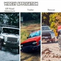 Trilenars ATV UTV Winch 18800lbs,12V Towing Electric Winch,Waterproof IP67 Electric Winch with 78t Steel Cable,with Wired and Wireless Remote Control for ATV UTV Off Road Trailer,18800lbs