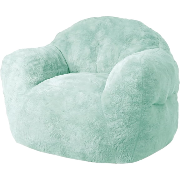 Trilenars Bean Bag Chair with Filler for Large Spaces,Navy Blue