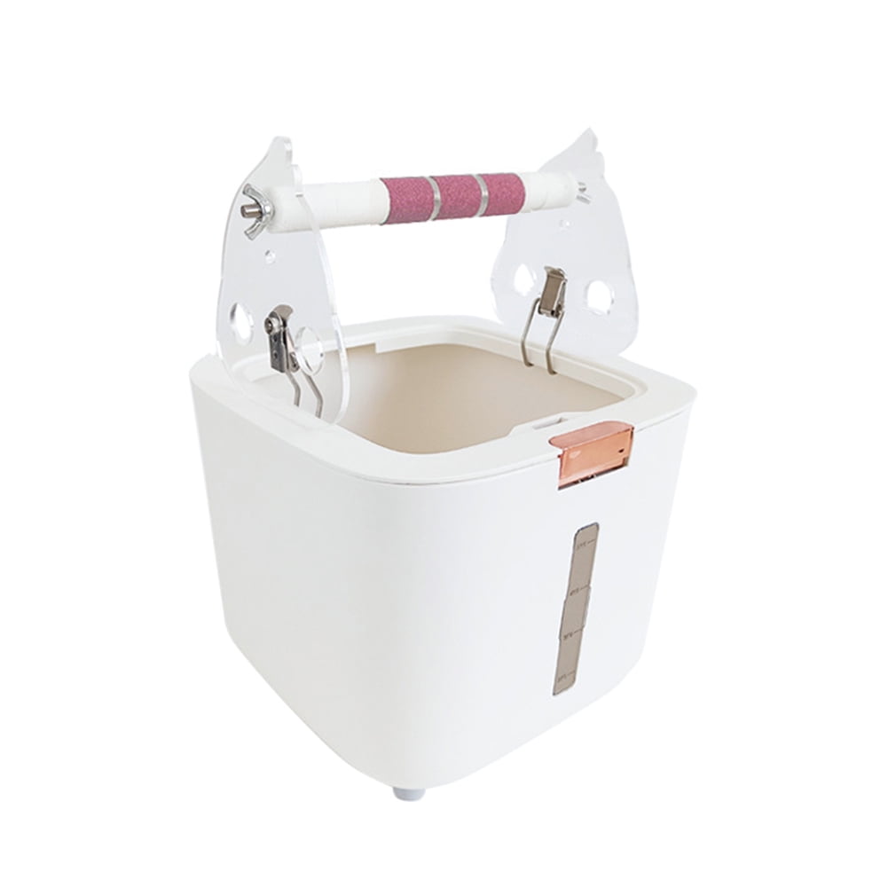 Trilenars Bird Stand Perch, Bird Swing Pole with Dustbin, Parrot