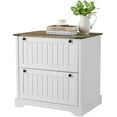 thumbnail image 1 of Trilenars Farmhouse File Cabinet with 2 Drawers in White for Office,White, 1 of 5