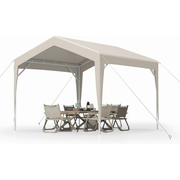 Trilenars Heavy Duty Pop Up Canopy Tent 10 x 10 FT,Easy Set Up Booth Tents,Waterproof Shelter with UV Protection,Easy Outdoor Sun Shade for Farmers Markets,Flea Markets,3M*3M