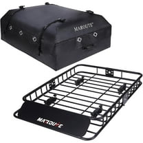 Trilenars Heavy Duty Rooftop Cargo Carrier for SUVs and Jeeps,Black