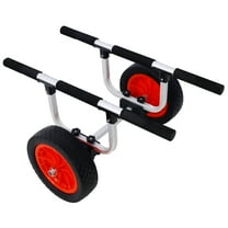 Trilenars Kayak Cart,Width Adjustable Canoe Cart With 12inch Flatfree Beach Wheels Boat Dolly Cart Transport Carrier, Adjustable Width Kayak Trolley With Airless Kayak Wheels
