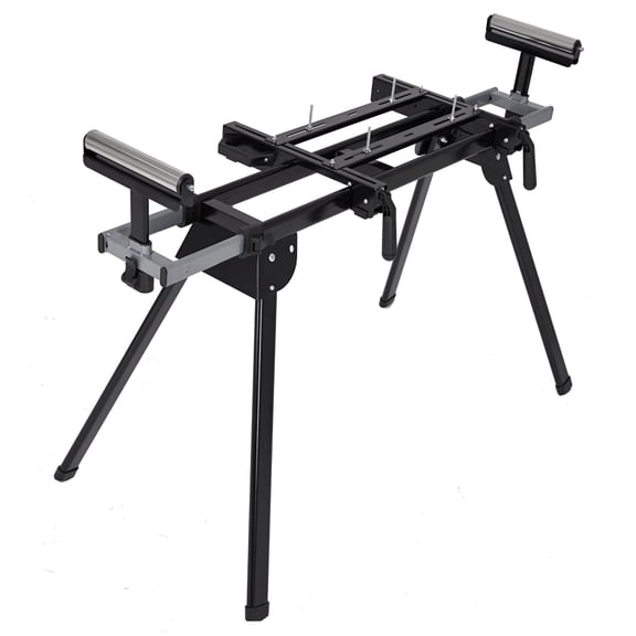 Trilenars Portable Miter Saw Stand, Folding, Universal Saw Stand,Adjustable Stand Miter Saw Table, Stainless Steel, Compatible with Most Table Saws