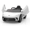 thumbnail image 1 of Trilenars Ride On Car in White with Parental Remote Control,White, 1 of 8