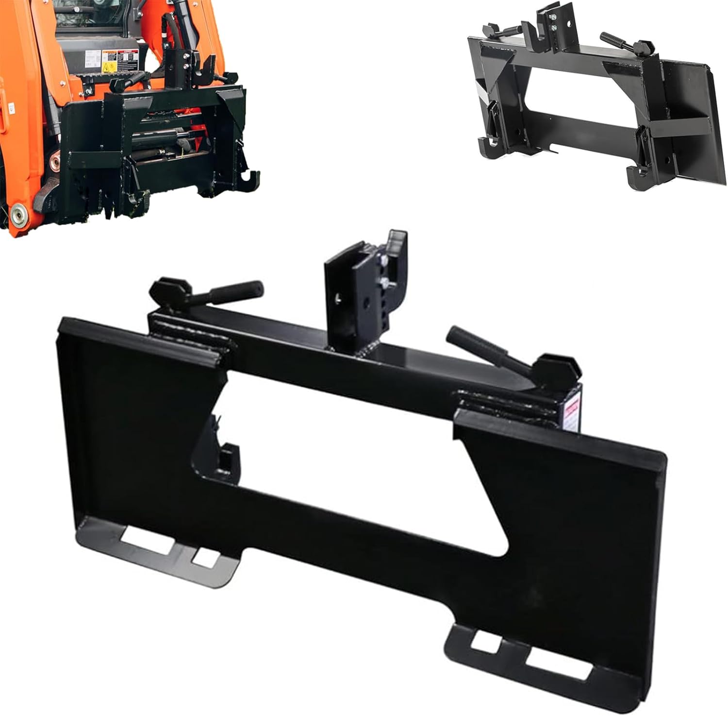 Trilenars Universal Skid Steer Attachment Plate Conversion To 3 Point 