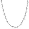 thumbnail image 1 of Trillion 4MM 1 Row CZ Rhodium Tennis Chain, 1 of 1