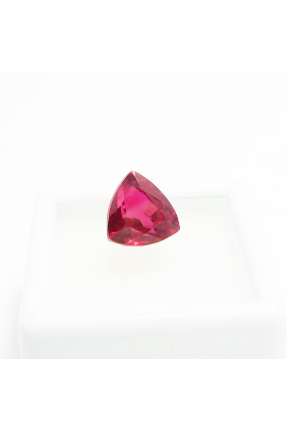 Trillion Cut CERTIFIED 4.45 Ct Natural Loose Gemstone Red Ruby For Ring Size