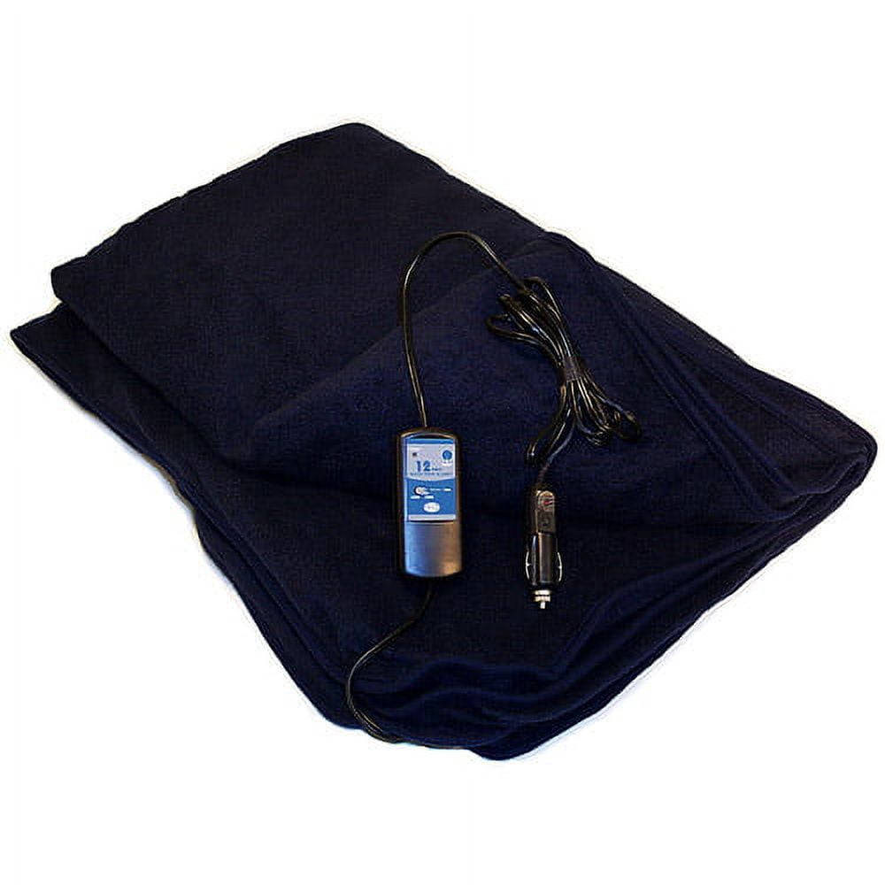 Trillium Car Cozy 2 12Volt Heated Travel Blanket with Patented Safety