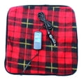 thumbnail image 1 of Car Cozy 2 ‘Mini’ 12-Volt Heated Fleece Travel Pad 16" x 16" w/timer (Red Plaid), 1 of 6