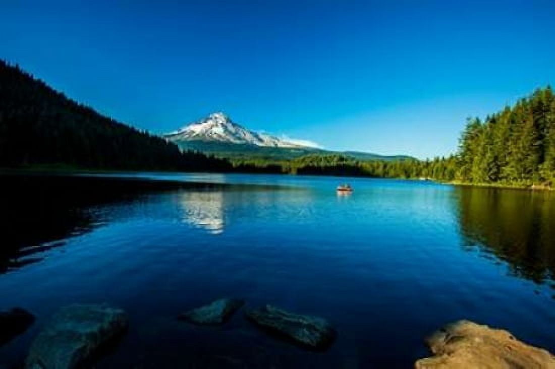 Trillium Lake I Canvas Art - Philip Clayton-Thompson (12 x 18)