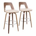thumbnail image 1 of Trilogy 30" Fixed Height Bar Stool, Bar Chairs, Swivel Bar Stools, Bar Stools Set of 2, 1 of 7