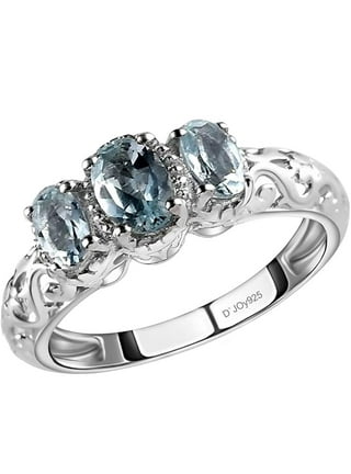 Walmart aquamarine rings sale