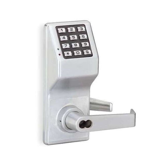 Trilogy Electronic Lock,Satin Chrome,12 Button DL2700IC US26D