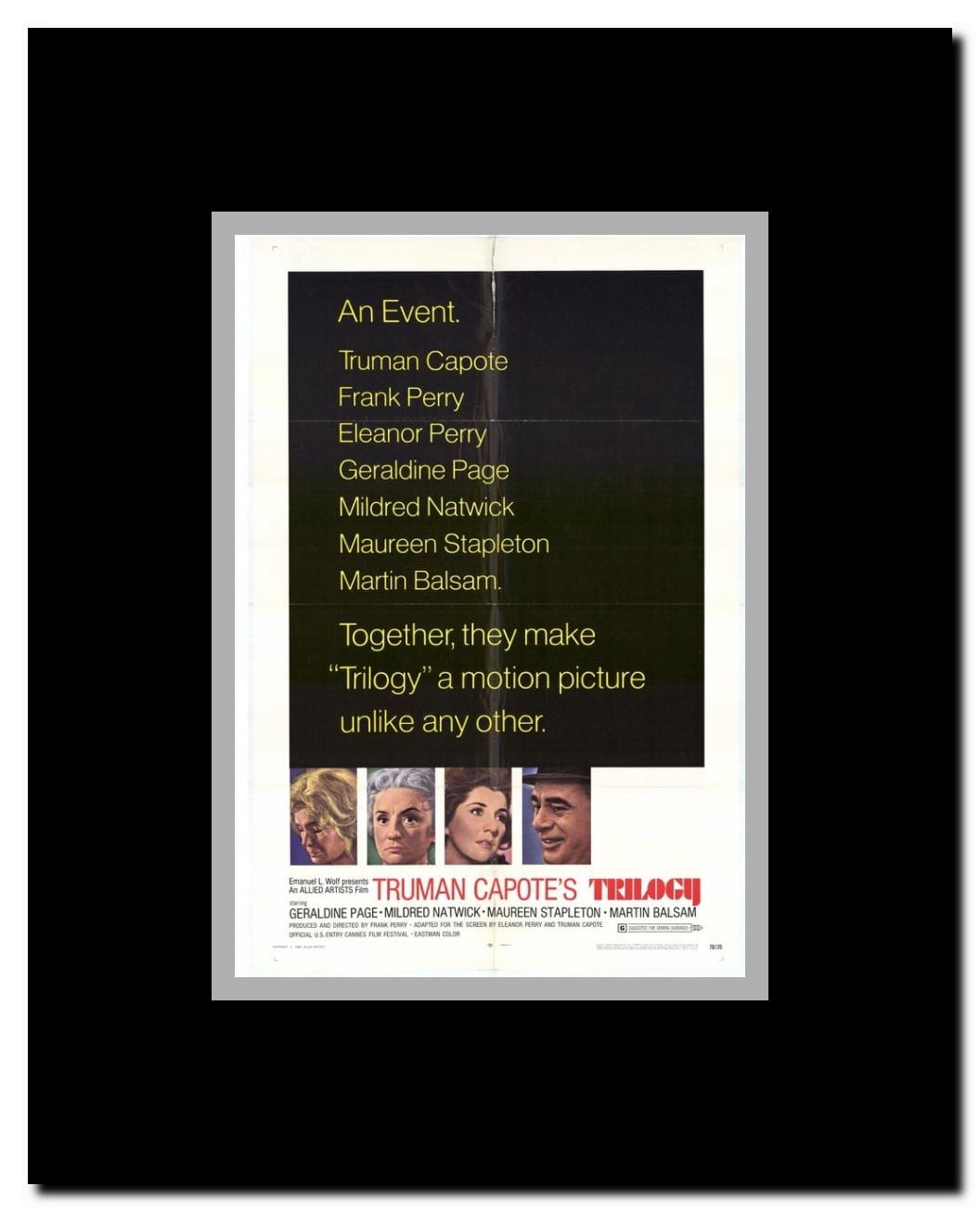 Trilogy Framed Movie Poster